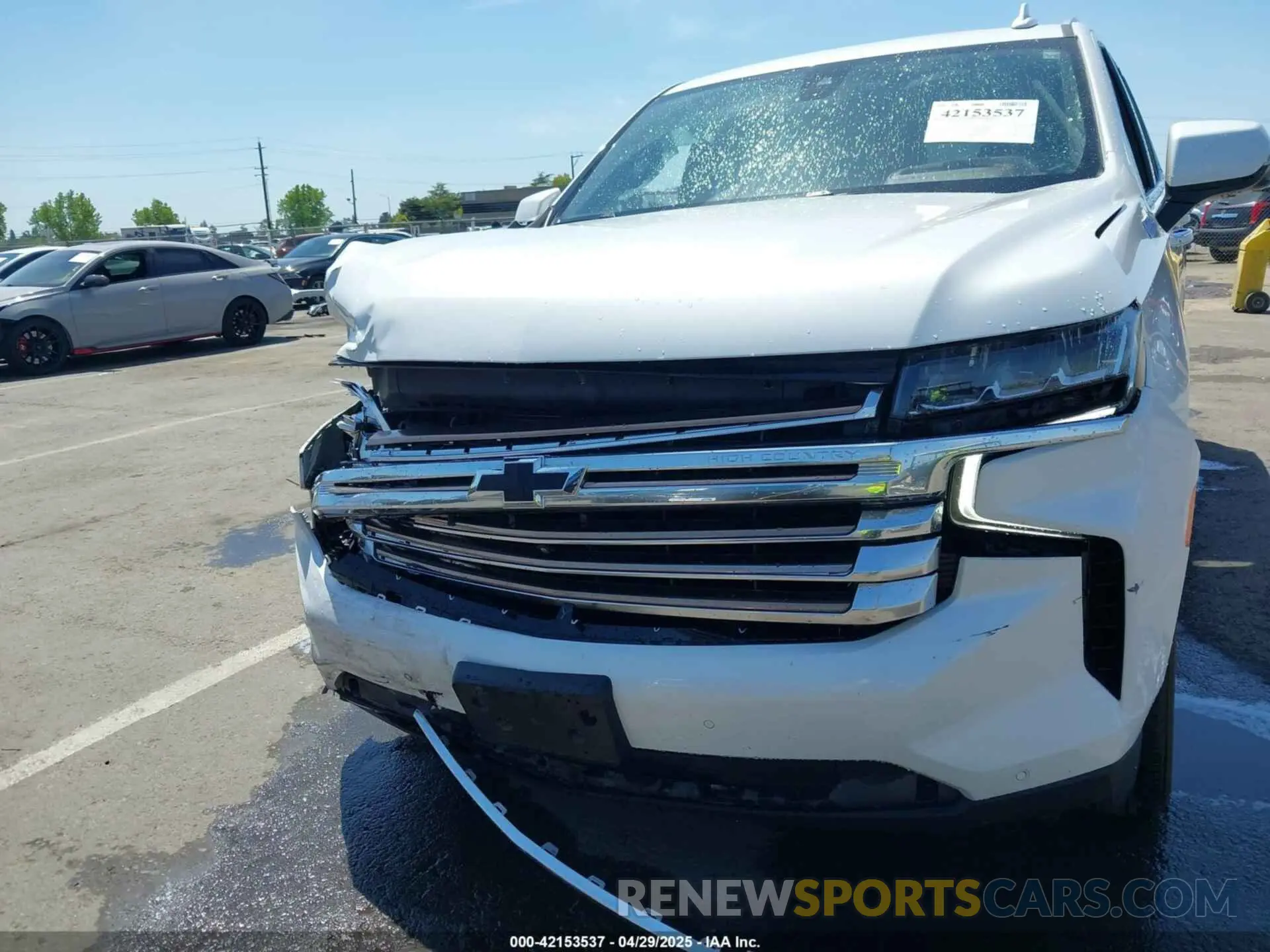 6 Photograph of a damaged car 1GNSKTKL5MR125676 CHEVROLET TAHOE 2021
