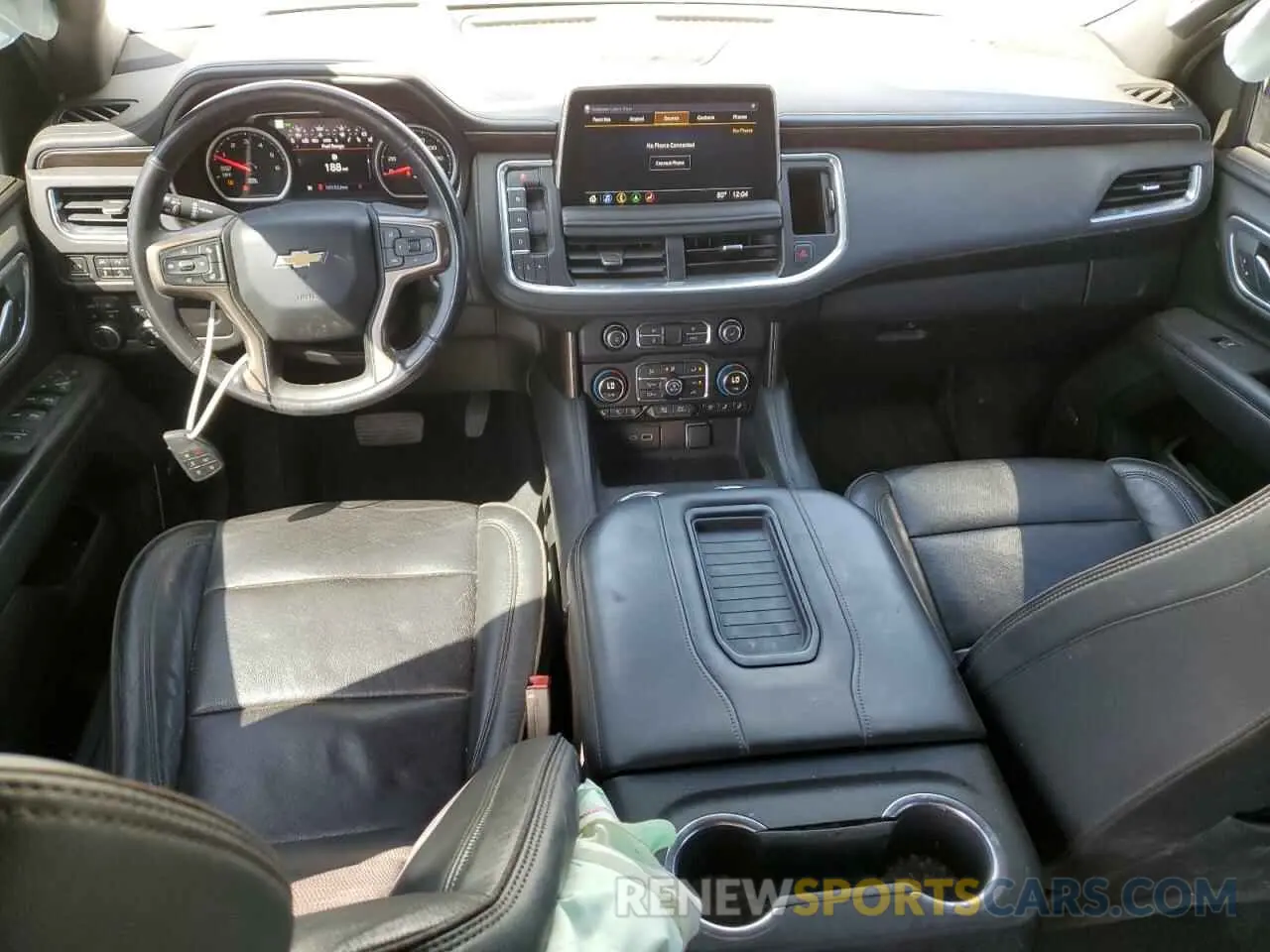 8 Photograph of a damaged car 1GNSKTKLXMR166711 CHEVROLET TAHOE 2021