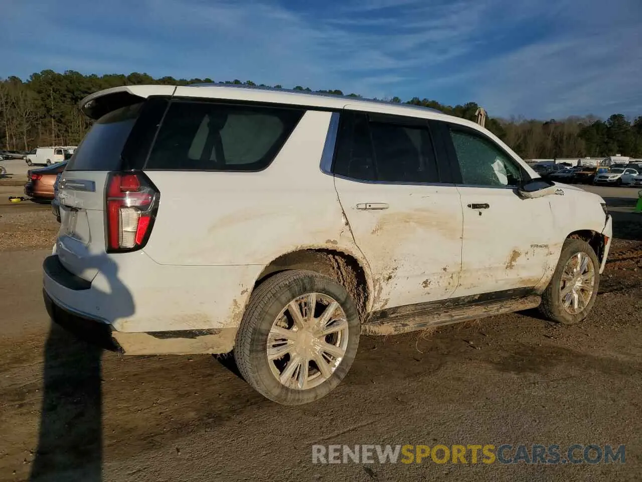 3 Фотография поврежденного автомобиля 1GNSKTKT3MR282283 CHEVROLET TAHOE 2021
