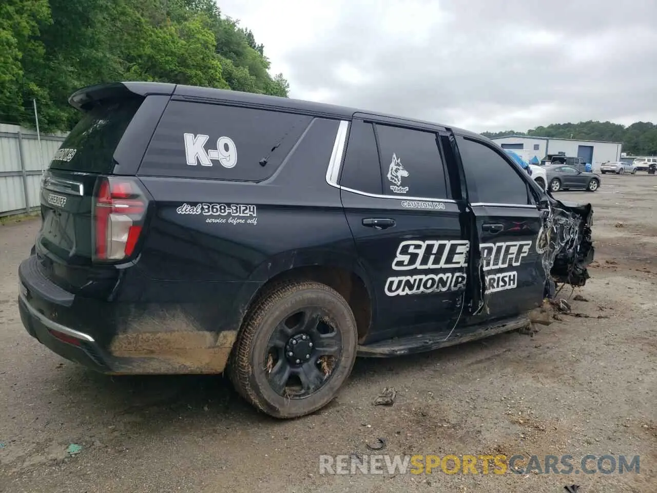 3 Фотография поврежденного автомобиля 1GNSCLED9NR155315 CHEVROLET TAHOE 2022