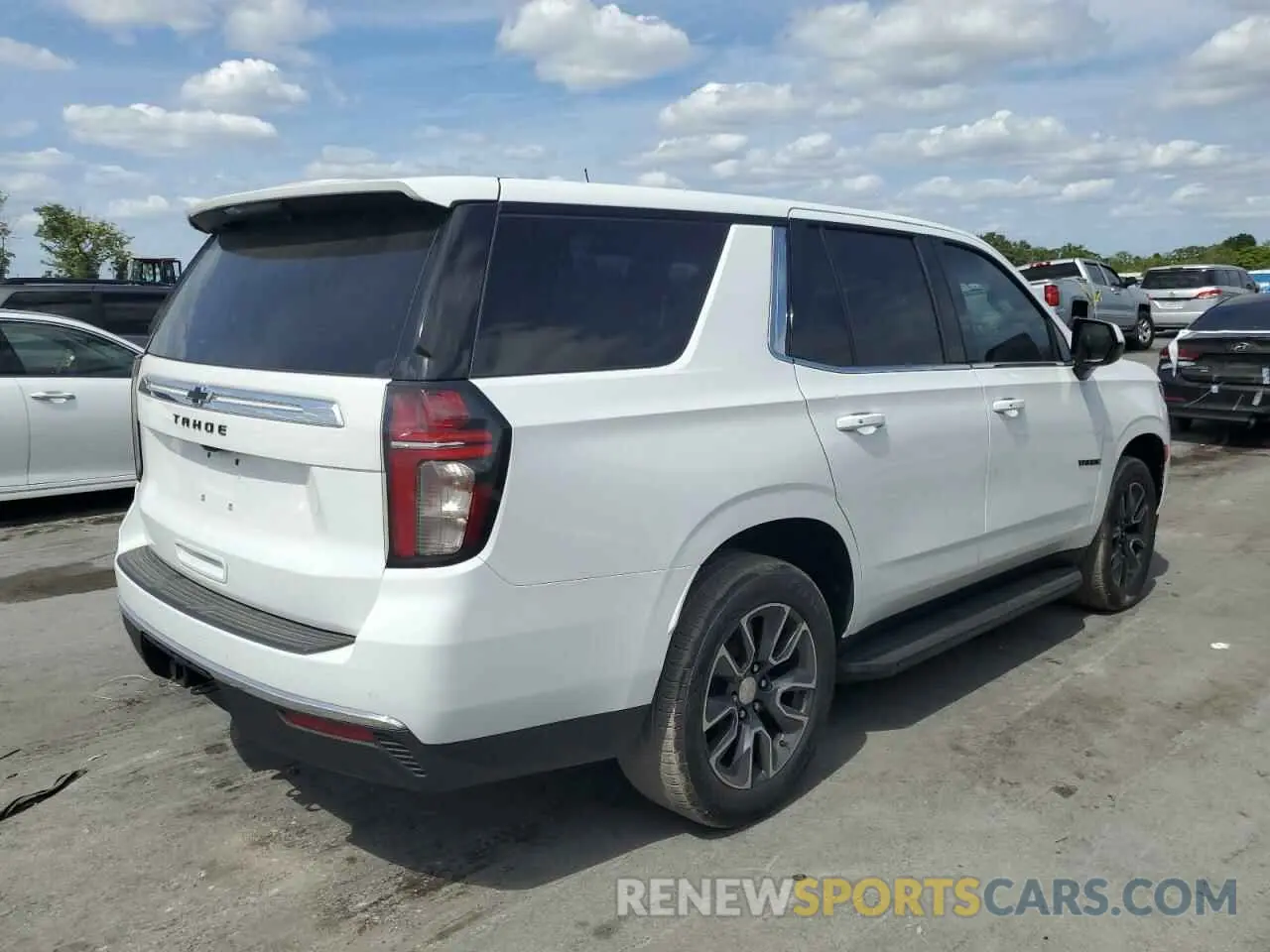 3 Фотография поврежденного автомобиля 1GNSCLED9NR251641 CHEVROLET TAHOE 2022