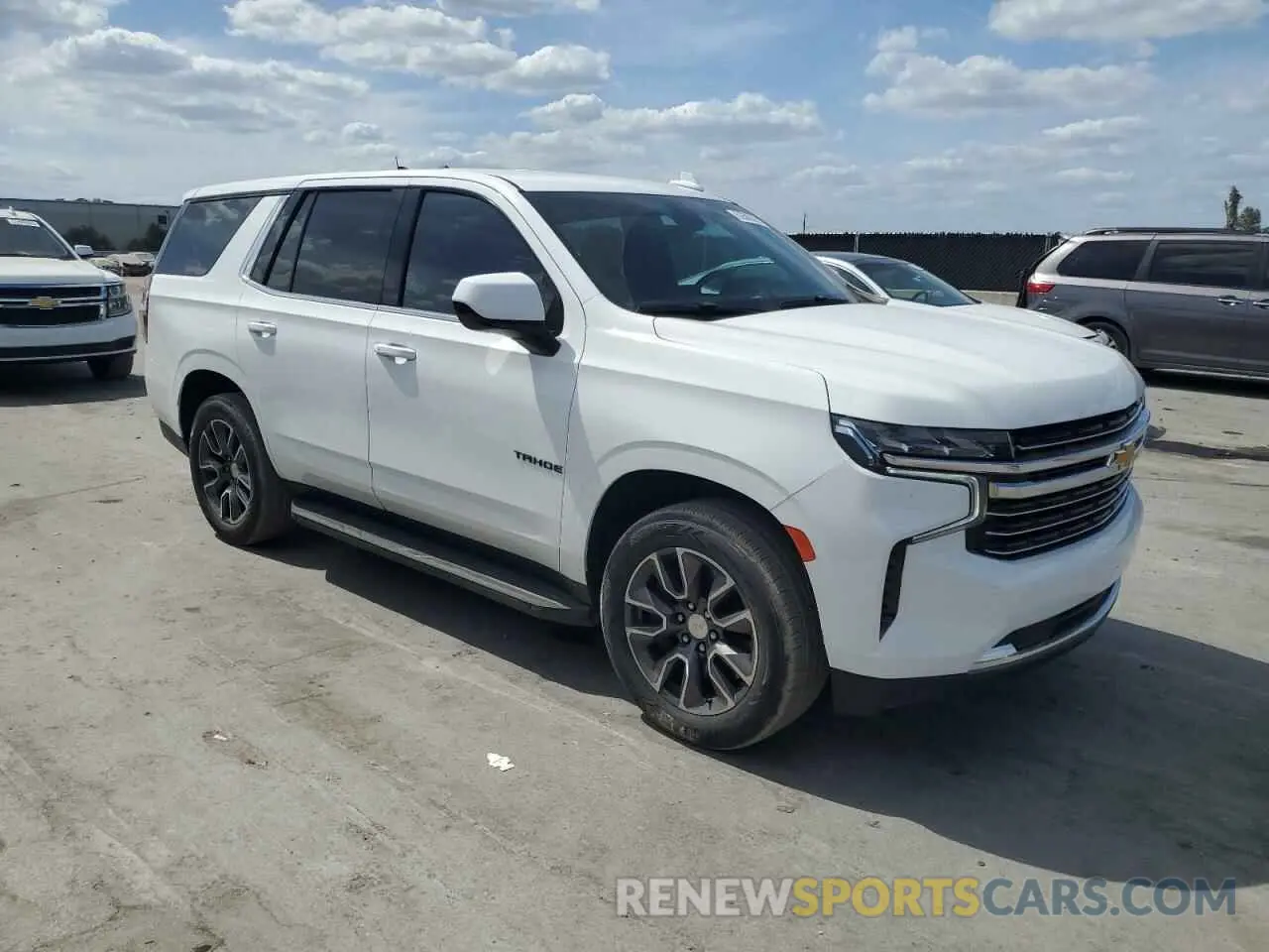 4 Фотография поврежденного автомобиля 1GNSCLED9NR251641 CHEVROLET TAHOE 2022