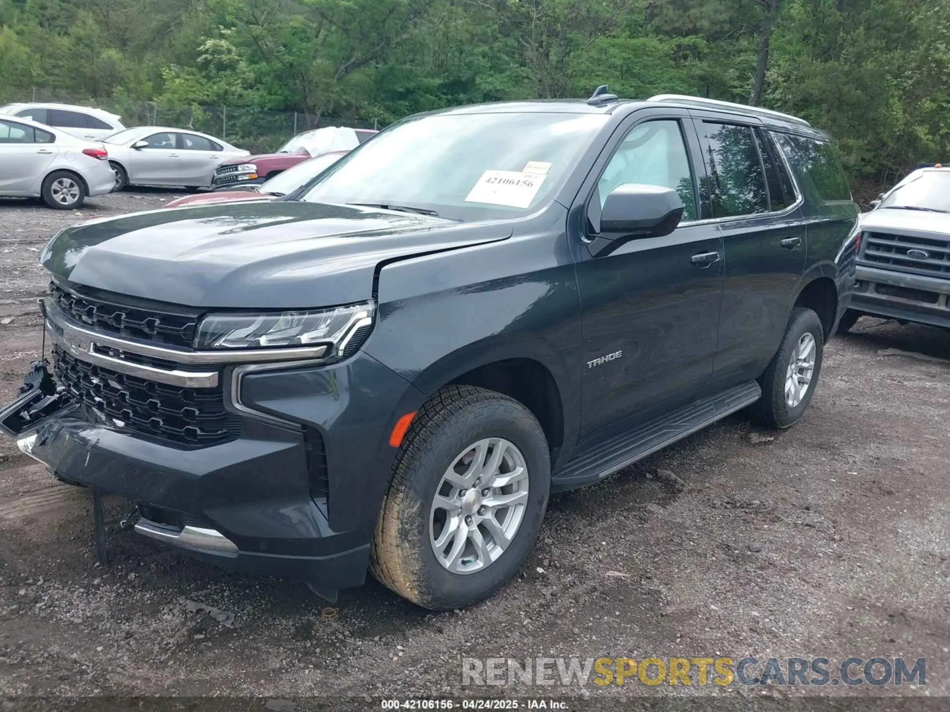 2 Photograph of a damaged car 1GNSCMKD3NR210819 CHEVROLET TAHOE 2022
