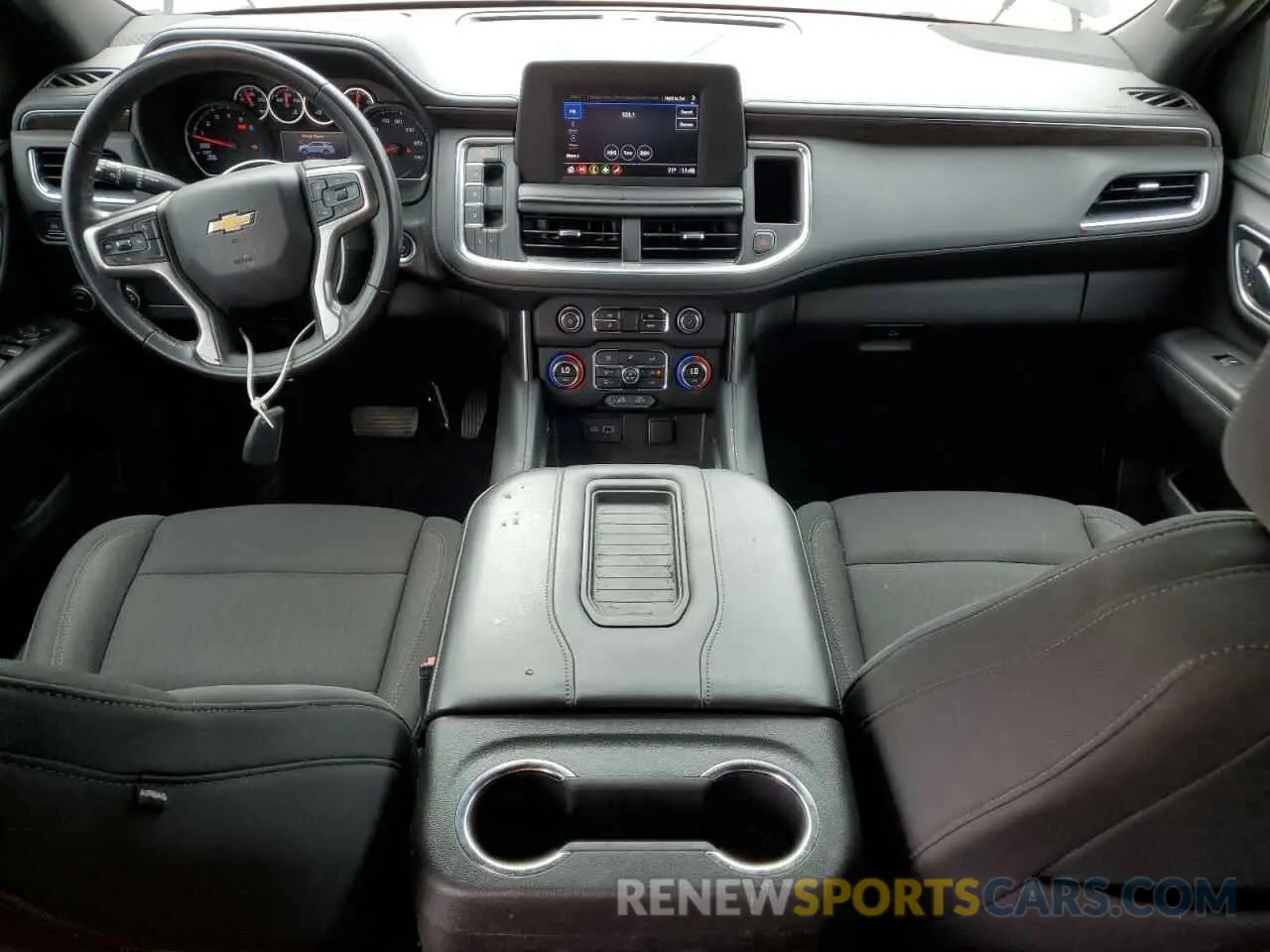 8 Photograph of a damaged car 1GNSCMKDXNR182095 CHEVROLET TAHOE 2022