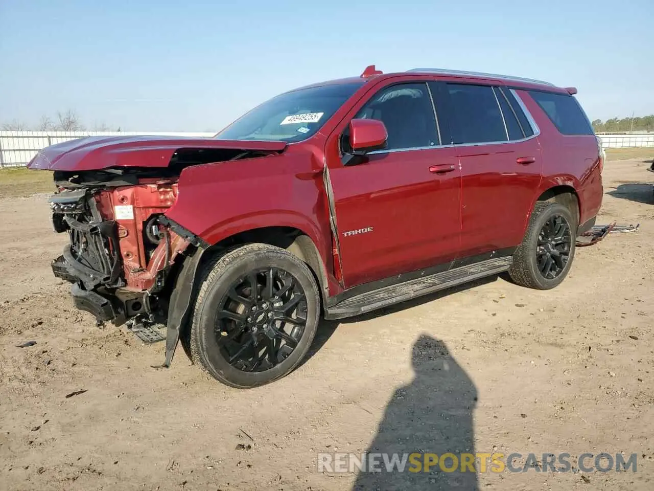 1 Photograph of a damaged car 1GNSCNKD0NR105015 CHEVROLET TAHOE 2022