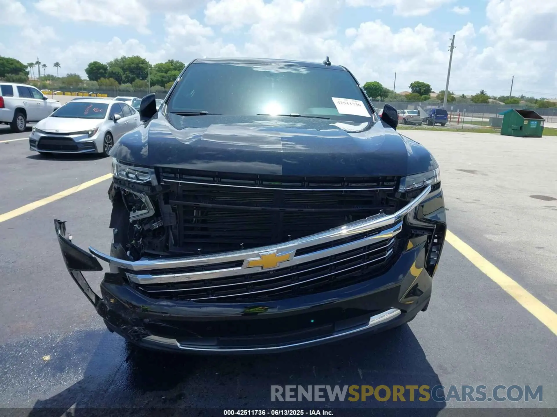12 Photograph of a damaged car 1GNSCNKD2NR114461 CHEVROLET TAHOE 2022