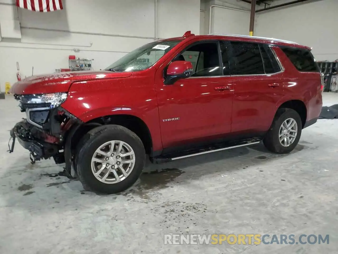 1 Photograph of a damaged car 1GNSCNKD5NR251765 CHEVROLET TAHOE 2022