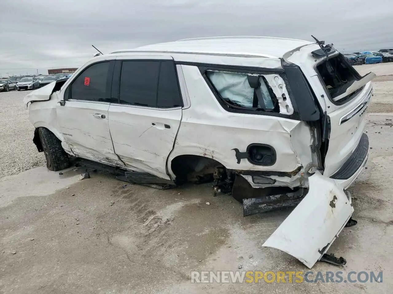 2 Фотография поврежденного автомобиля 1GNSCNKD8NR351987 CHEVROLET TAHOE 2022