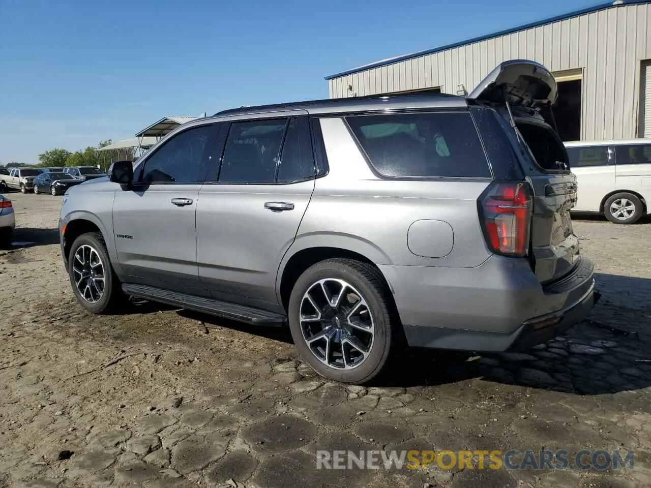 2 Photograph of a damaged car 1GNSCRKD0NR177064 CHEVROLET TAHOE 2022