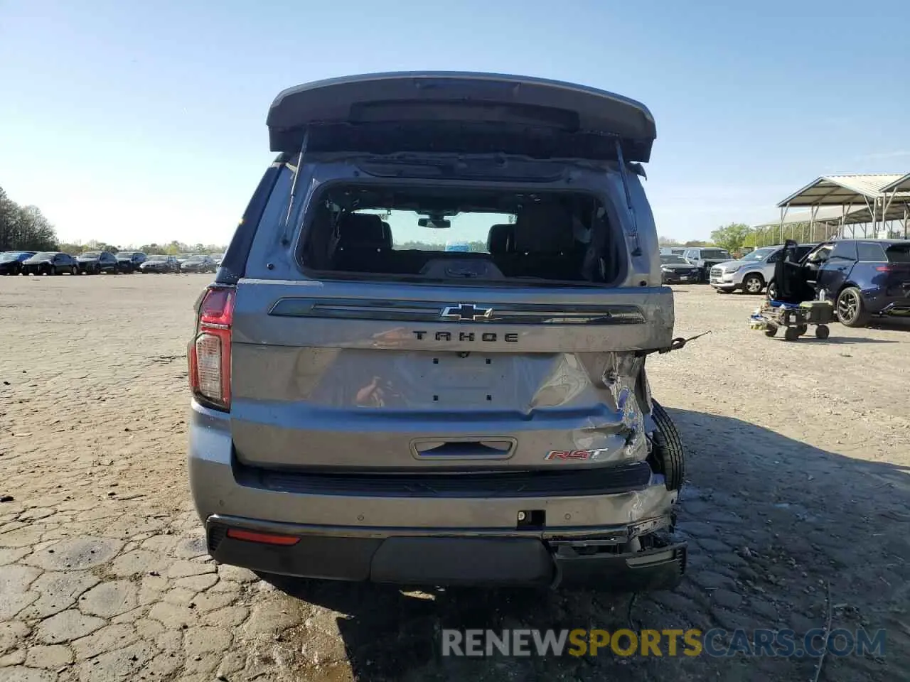 6 Photograph of a damaged car 1GNSCRKD0NR177064 CHEVROLET TAHOE 2022