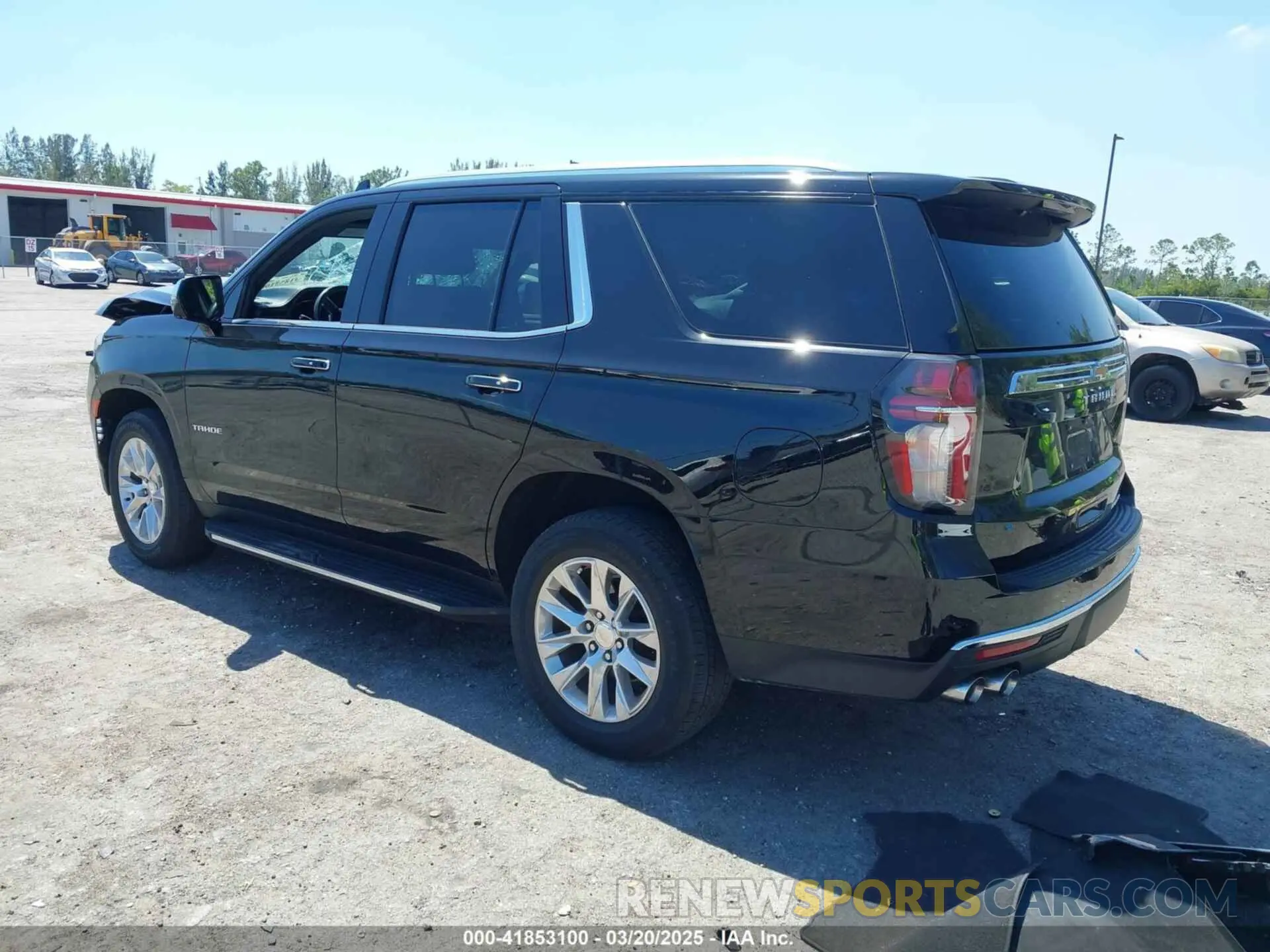 3 Photograph of a damaged car 1GNSCSKDXNR362584 CHEVROLET TAHOE 2022