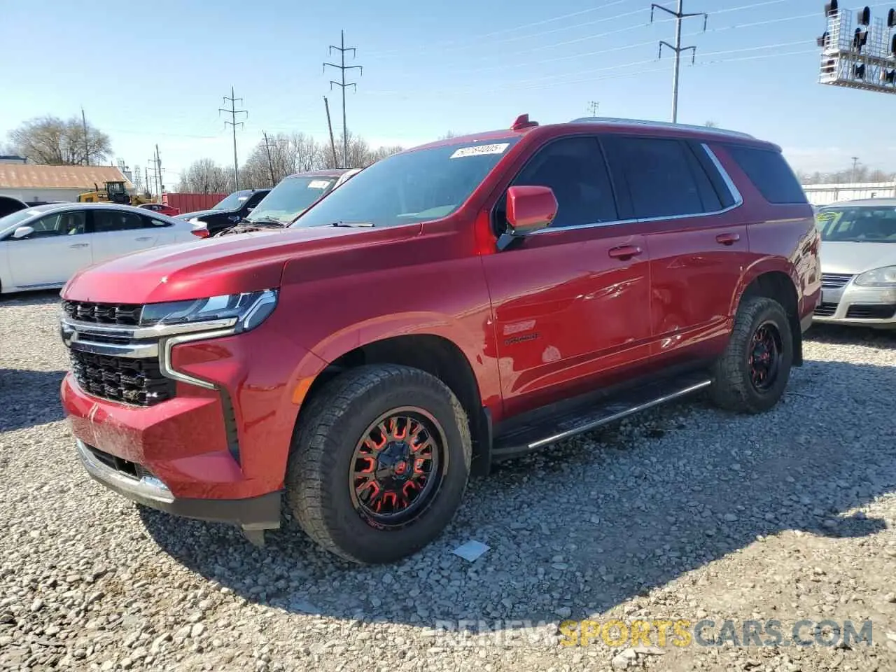 1 Фотография поврежденного автомобиля 1GNSKMKD5NR317969 CHEVROLET TAHOE 2022
