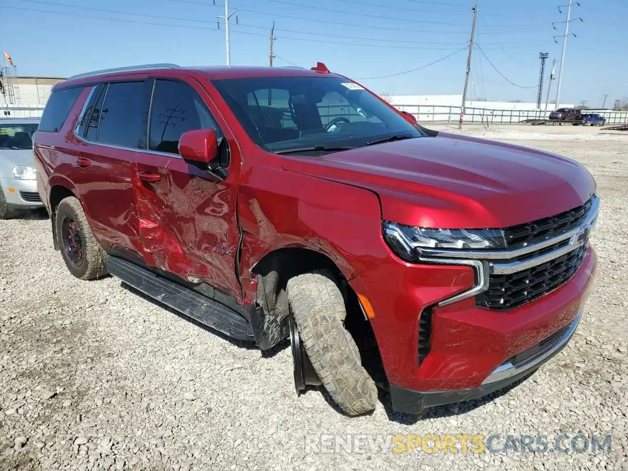 4 Фотография поврежденного автомобиля 1GNSKMKD5NR317969 CHEVROLET TAHOE 2022