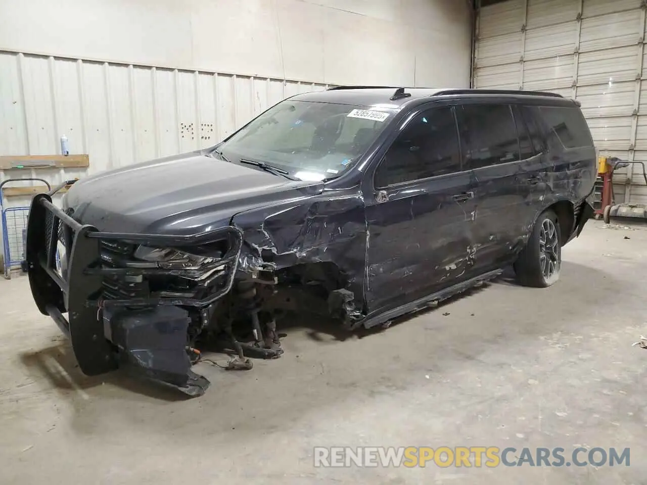 1 Photograph of a damaged car 1GNSKRKT6NR331724 CHEVROLET TAHOE 2022