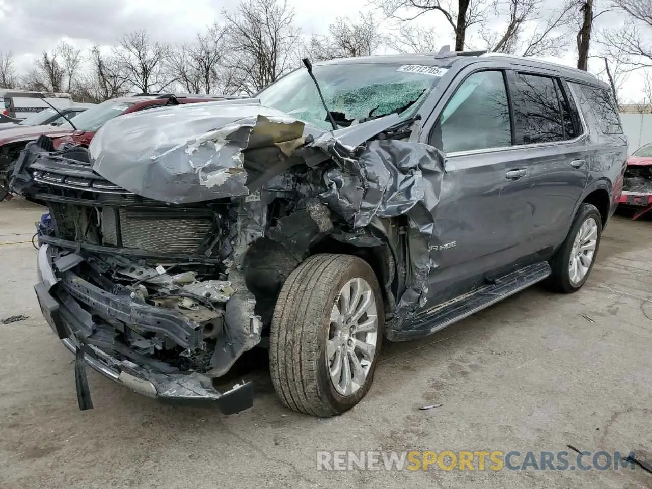 1 Фотография поврежденного автомобиля 1GNSKSKD4NR147415 CHEVROLET TAHOE 2022