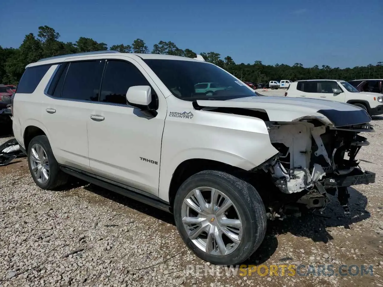 4 Photograph of a damaged car 1GNSKTKL5NR186348 CHEVROLET TAHOE 2022