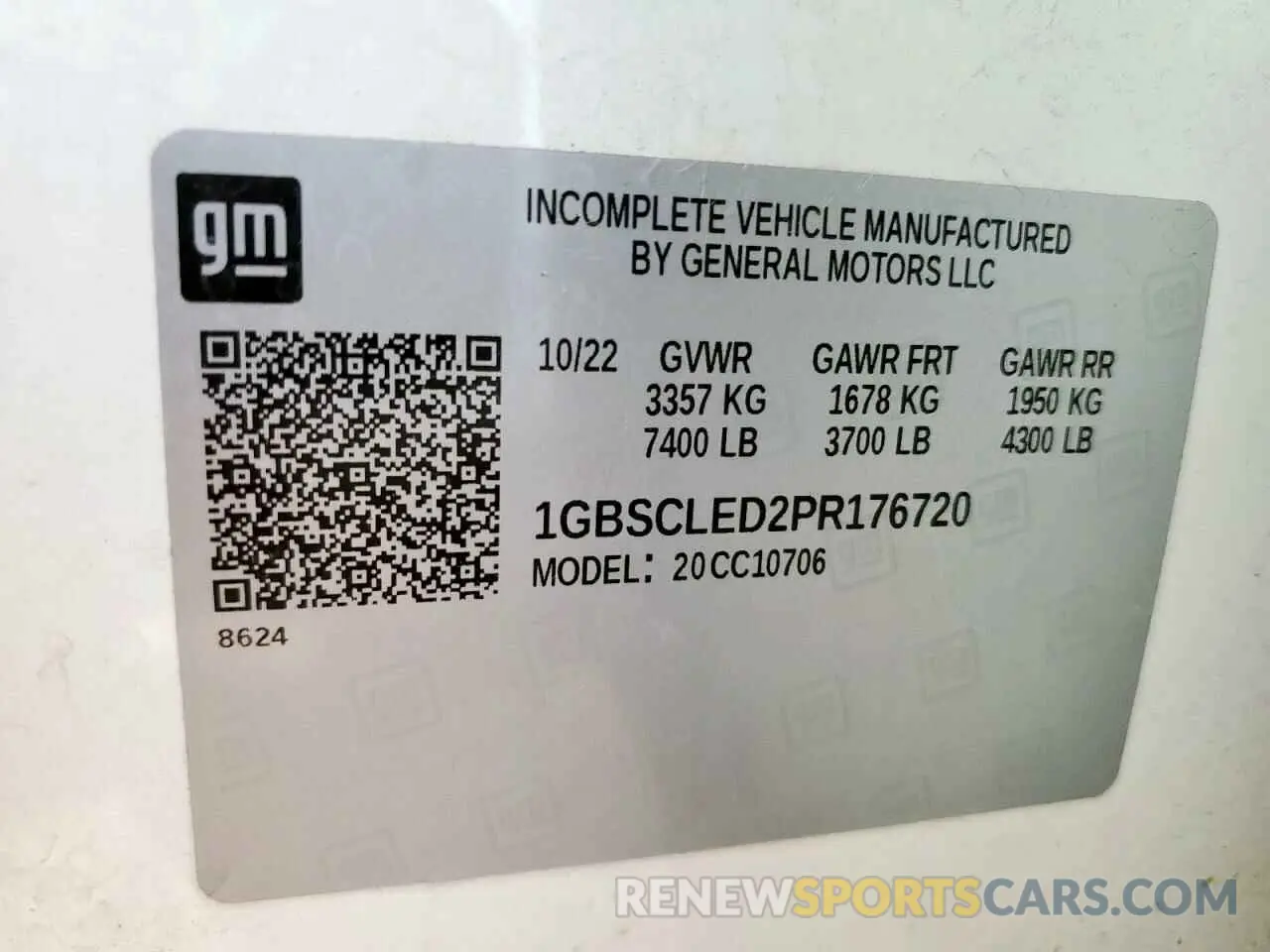 14 Фотография поврежденного автомобиля 1GBSCLED2PR176720 CHEVROLET TAHOE 2023