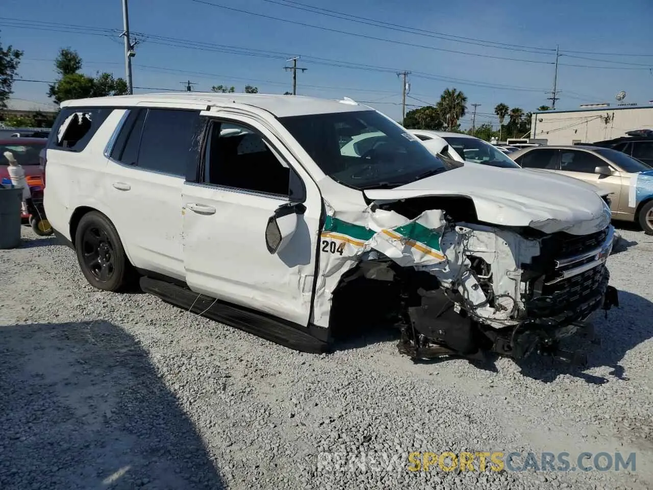 4 Фотография поврежденного автомобиля 1GBSCLED2PR328687 CHEVROLET TAHOE 2023