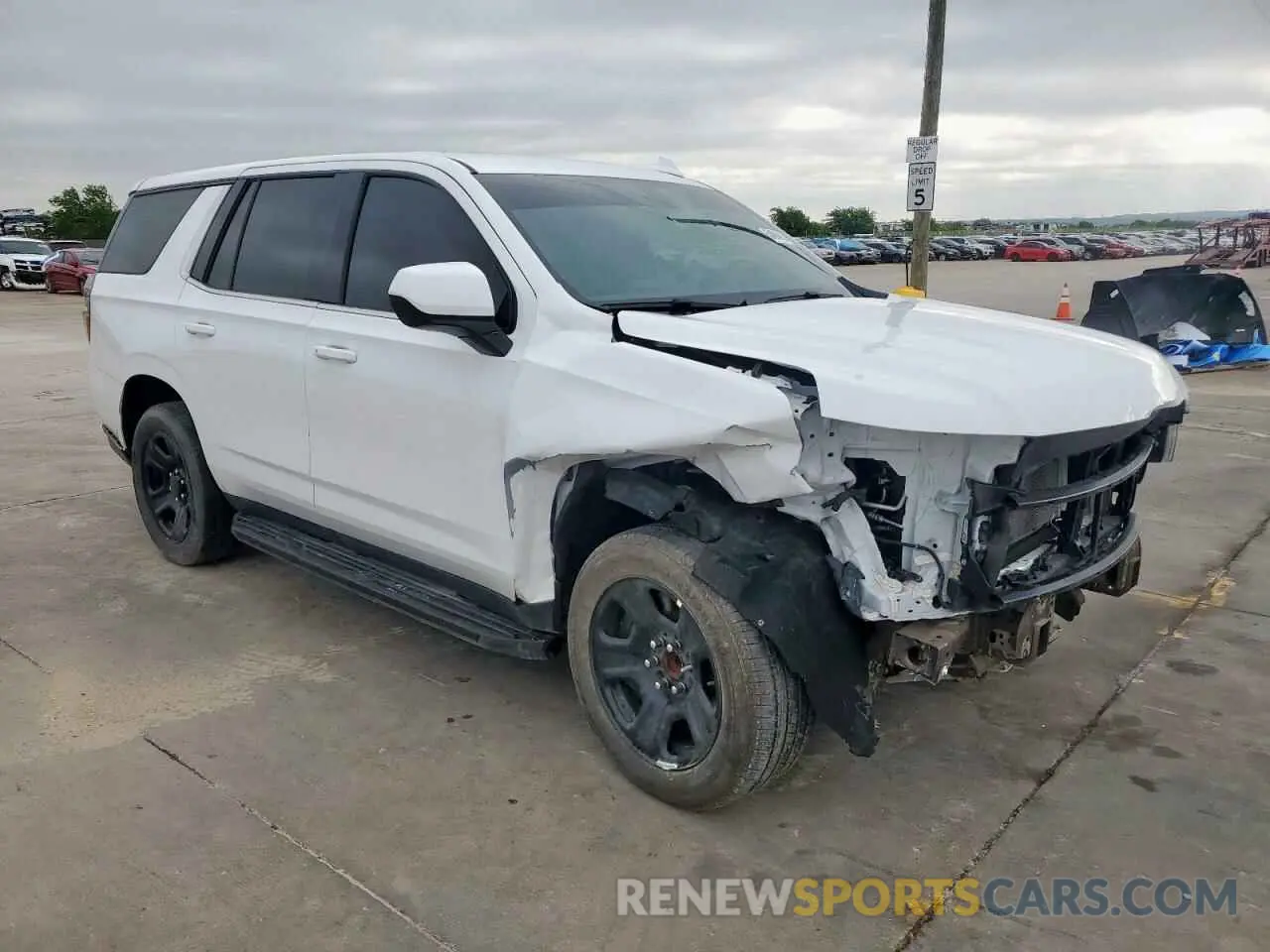 4 Фотография поврежденного автомобиля 1GNSCLED2PR429361 CHEVROLET TAHOE 2023