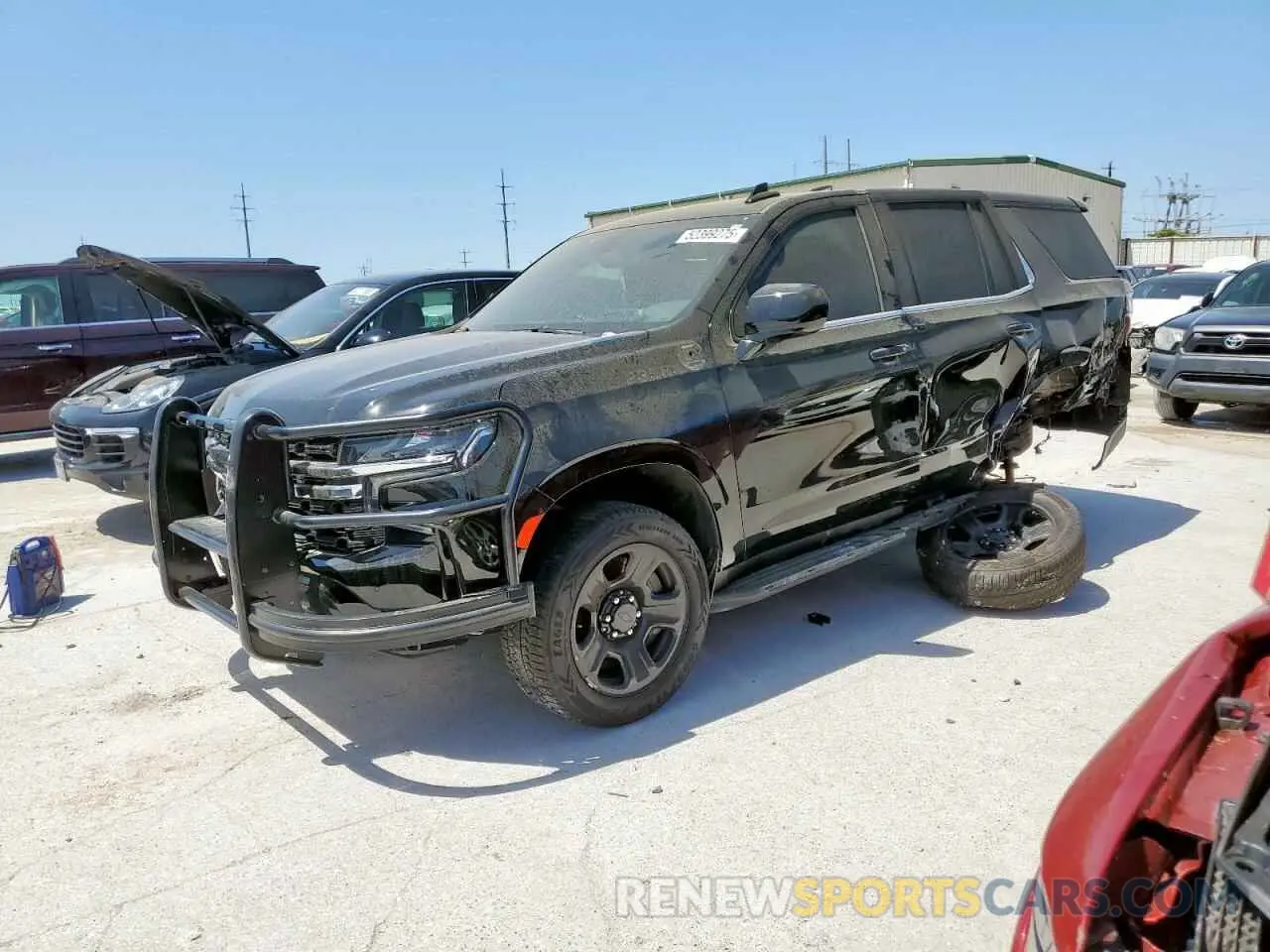 1 Photograph of a damaged car 1GNSCLEDXPR447042 CHEVROLET TAHOE 2023