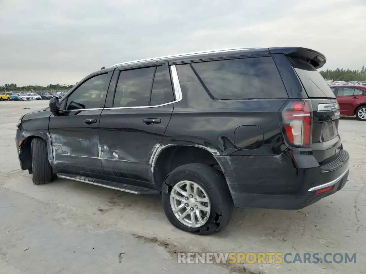 2 Фотография поврежденного автомобиля 1GNSCMKD8PR149034 CHEVROLET TAHOE 2023