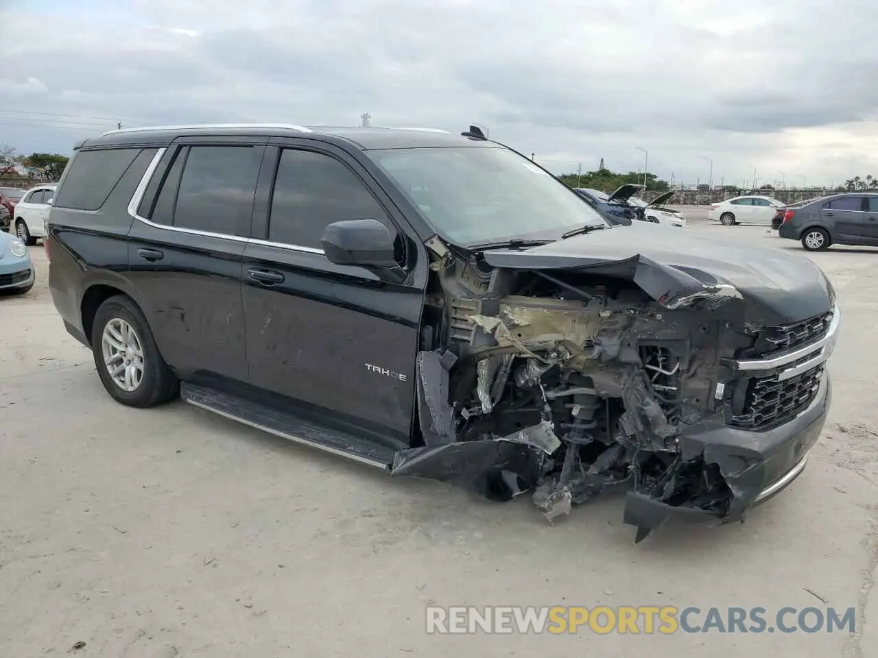 4 Фотография поврежденного автомобиля 1GNSCMKD8PR149034 CHEVROLET TAHOE 2023