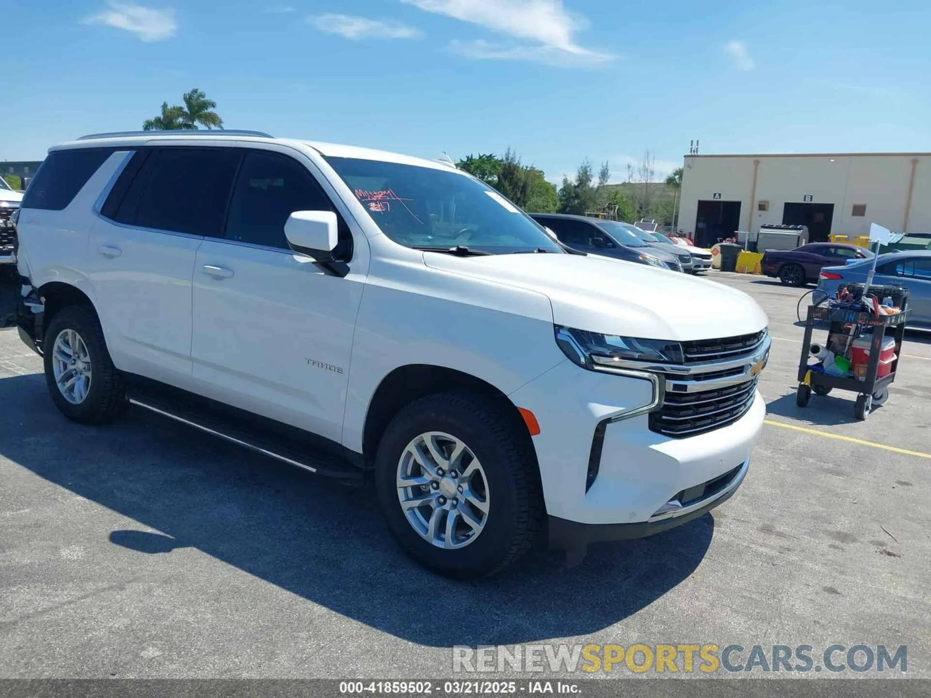 1 Photograph of a damaged car 1GNSCNKD2PR295967 CHEVROLET TAHOE 2023