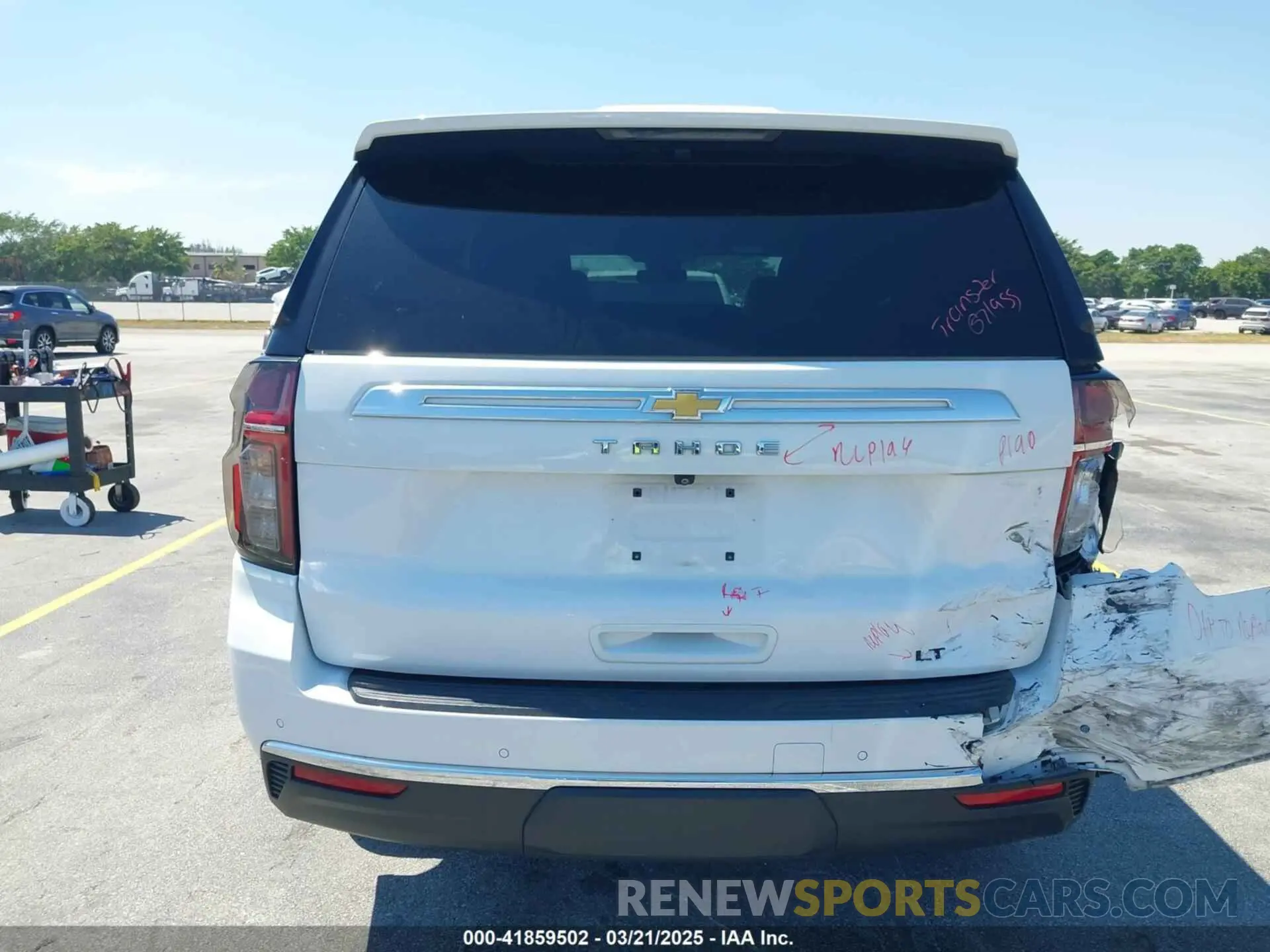 16 Photograph of a damaged car 1GNSCNKD2PR295967 CHEVROLET TAHOE 2023