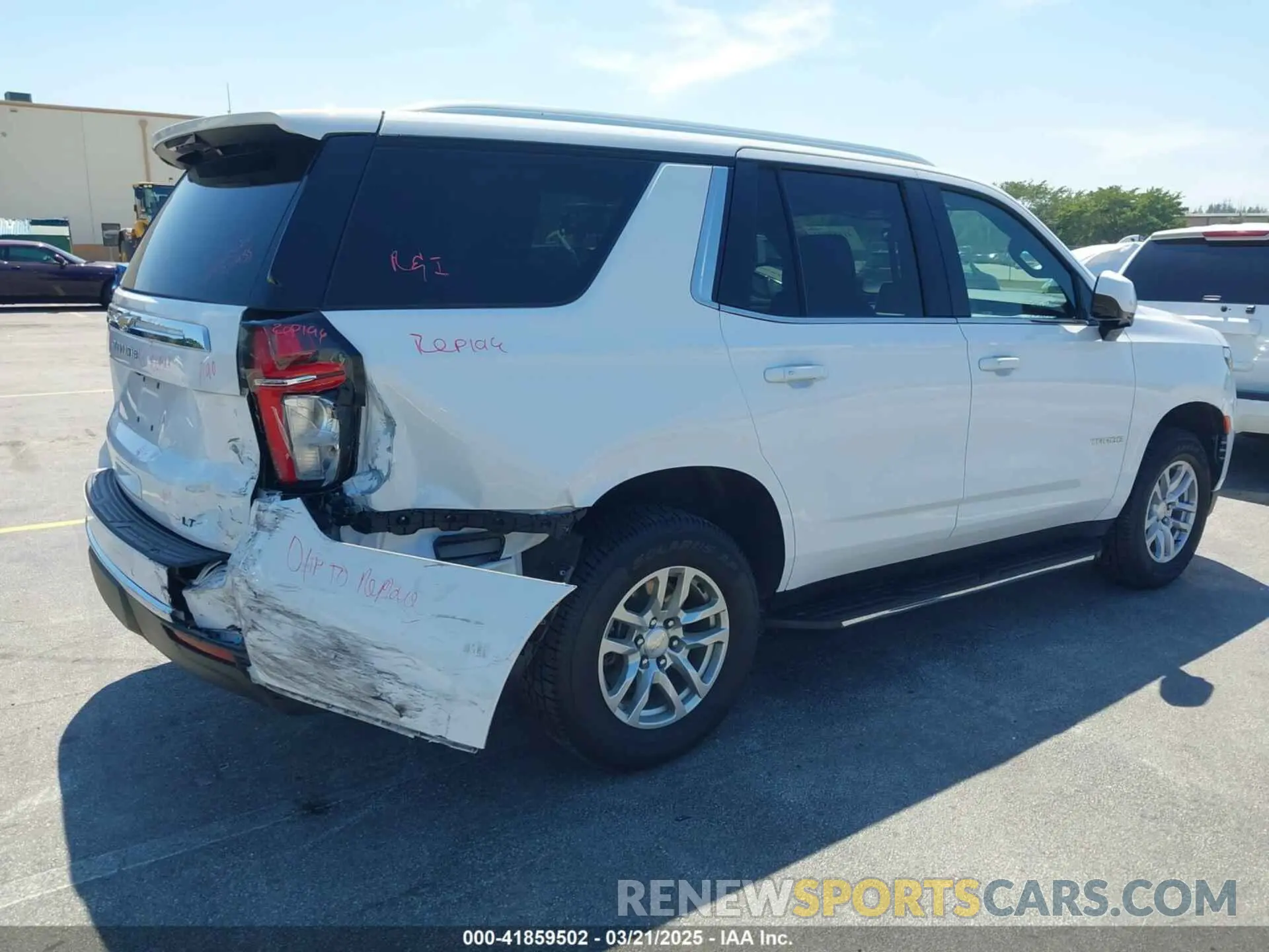 4 Photograph of a damaged car 1GNSCNKD2PR295967 CHEVROLET TAHOE 2023