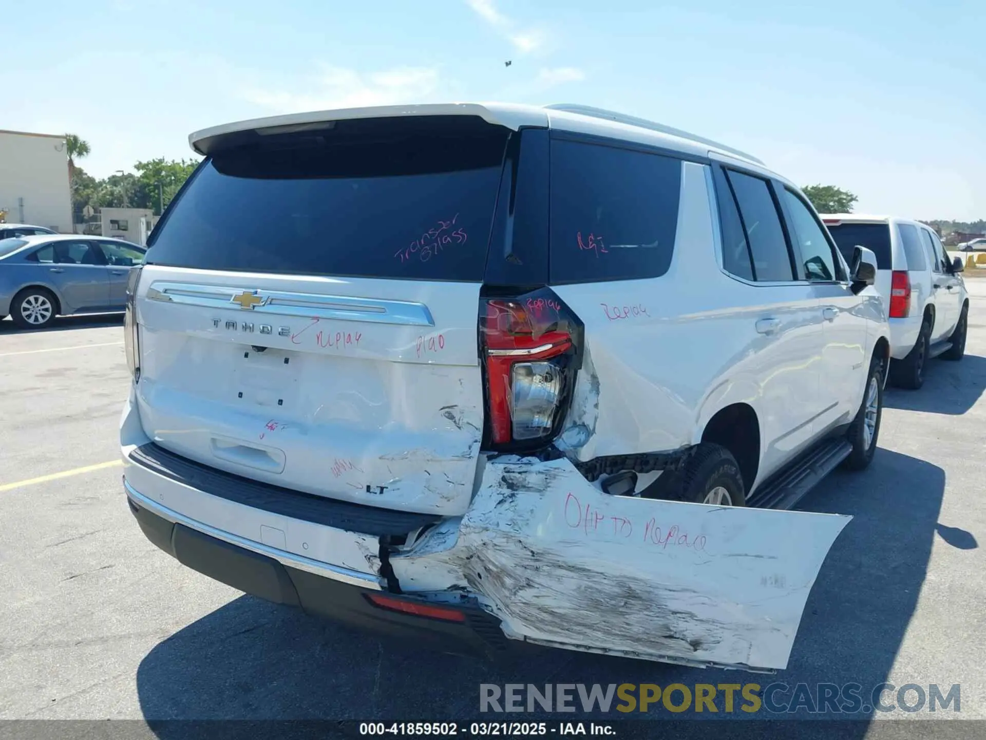6 Photograph of a damaged car 1GNSCNKD2PR295967 CHEVROLET TAHOE 2023