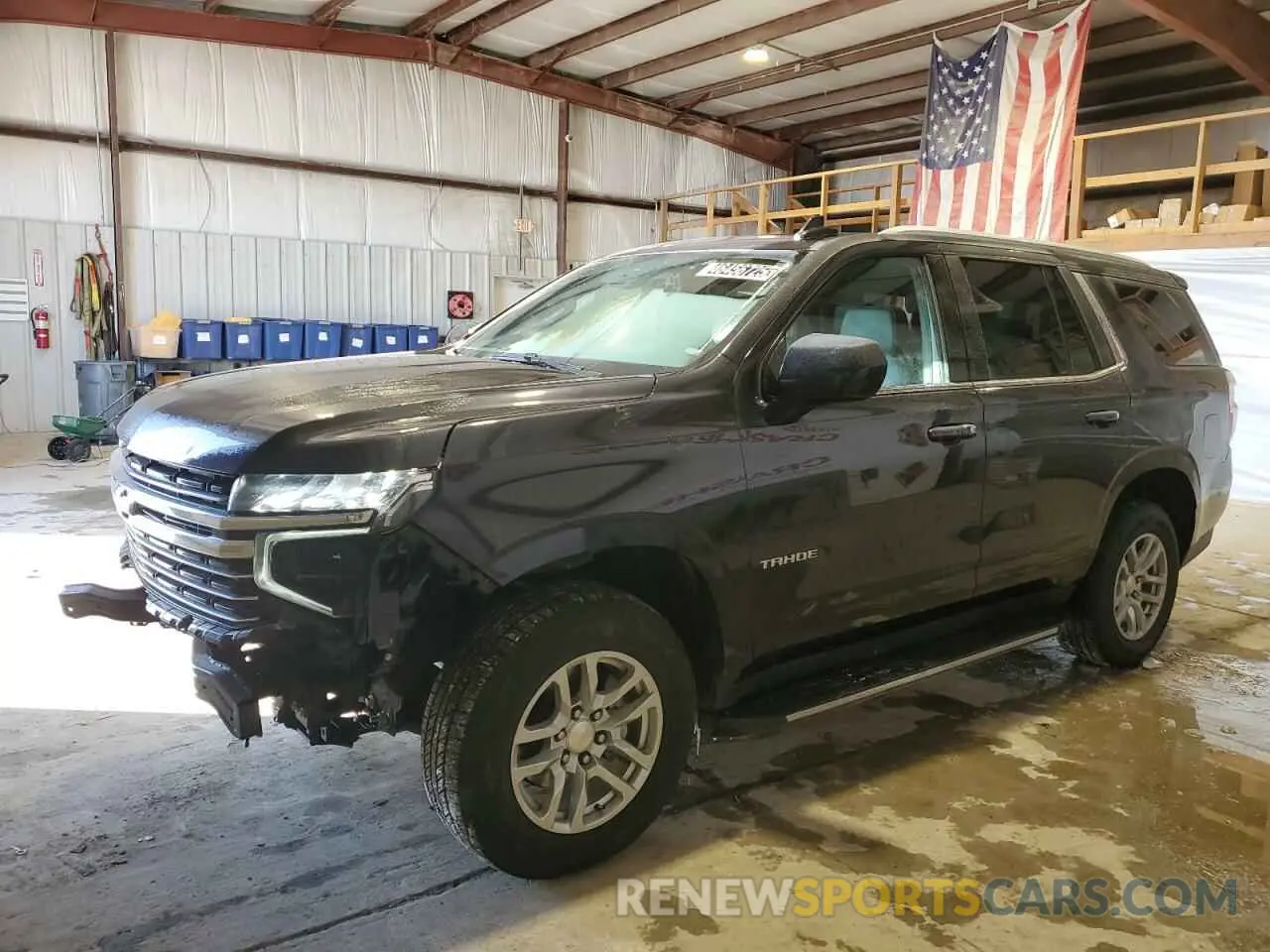 1 Фотография поврежденного автомобиля 1GNSCNKD5PR305164 CHEVROLET TAHOE 2023
