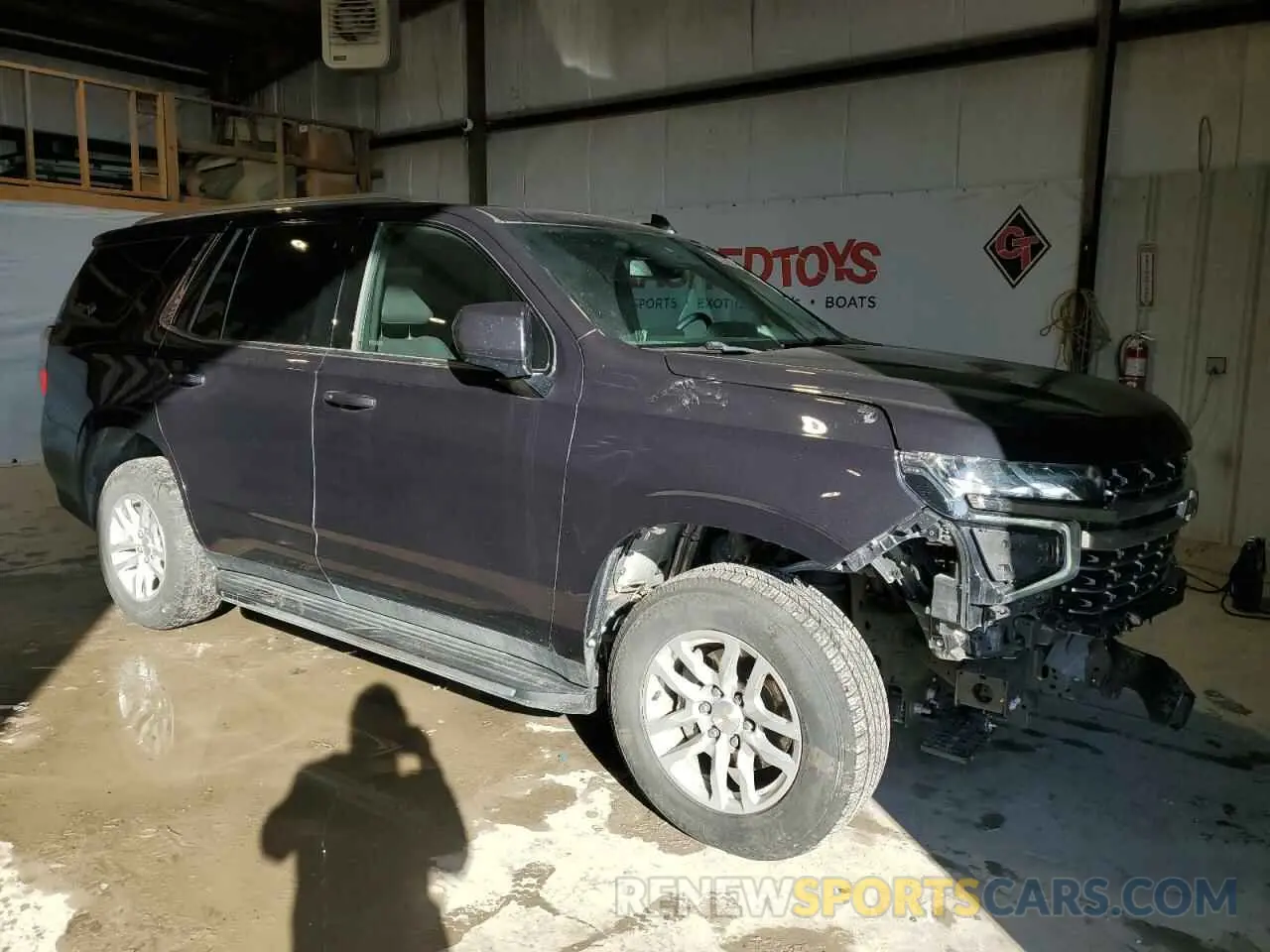 4 Фотография поврежденного автомобиля 1GNSCNKD5PR305164 CHEVROLET TAHOE 2023