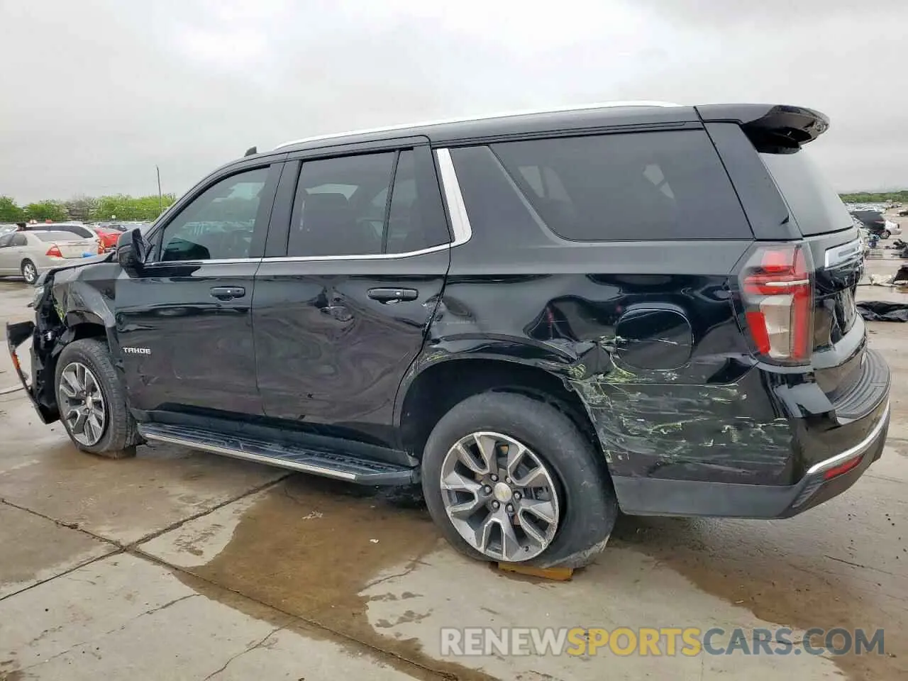 2 Фотография поврежденного автомобиля 1GNSCNKD6PR197847 CHEVROLET TAHOE 2023