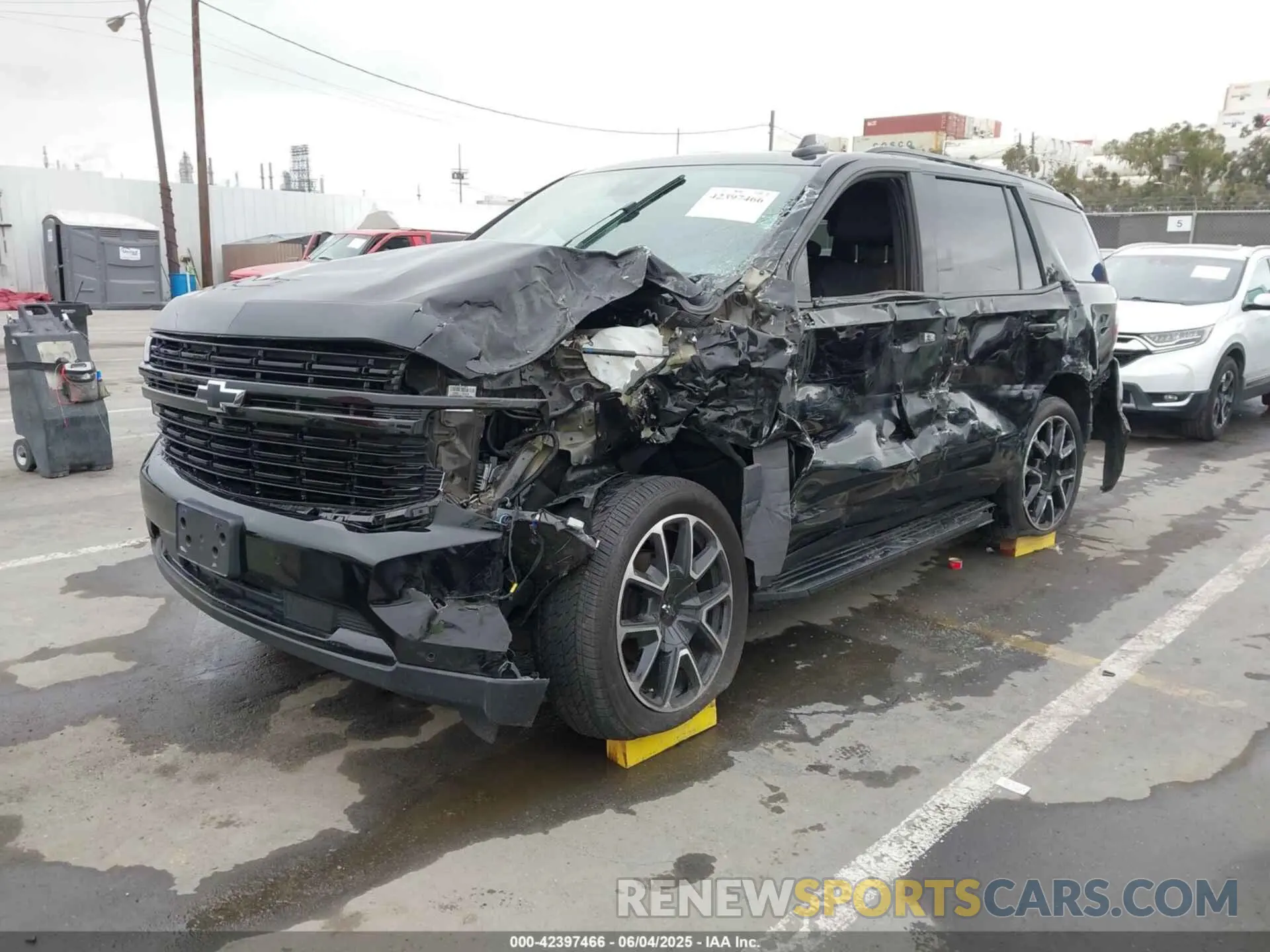 2 Photograph of a damaged car 1GNSCRKD4PR247135 CHEVROLET TAHOE 2023