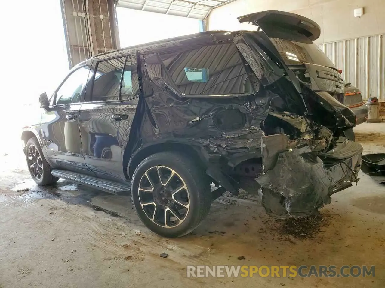 2 Photograph of a damaged car 1GNSCRKD5PR290351 CHEVROLET TAHOE 2023