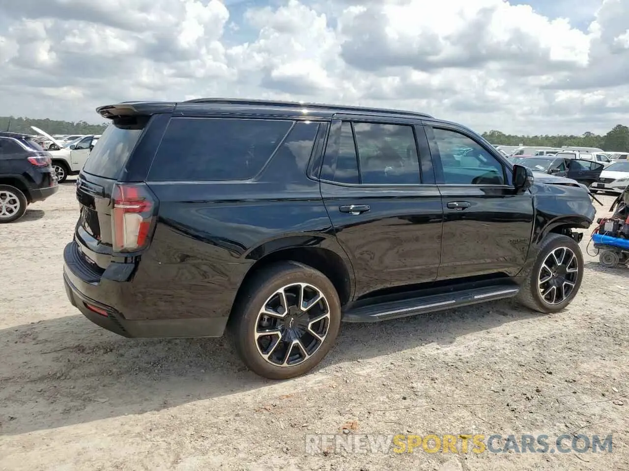 3 Photograph of a damaged car 1GNSCRKD5PR442970 CHEVROLET TAHOE 2023
