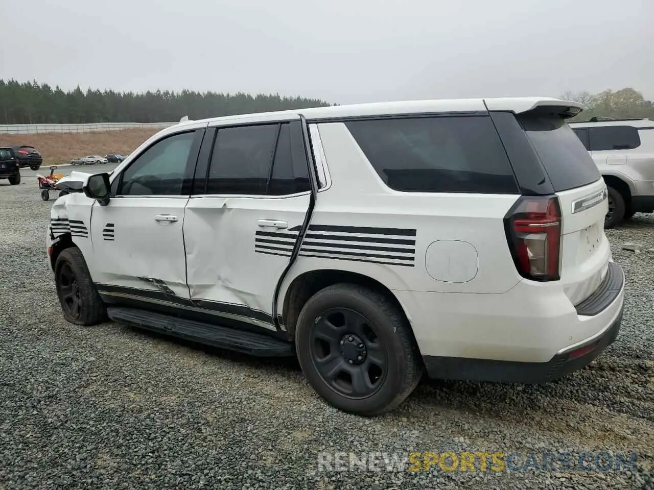 2 Фотография поврежденного автомобиля 1GNSKLED3PR181253 CHEVROLET TAHOE 2023