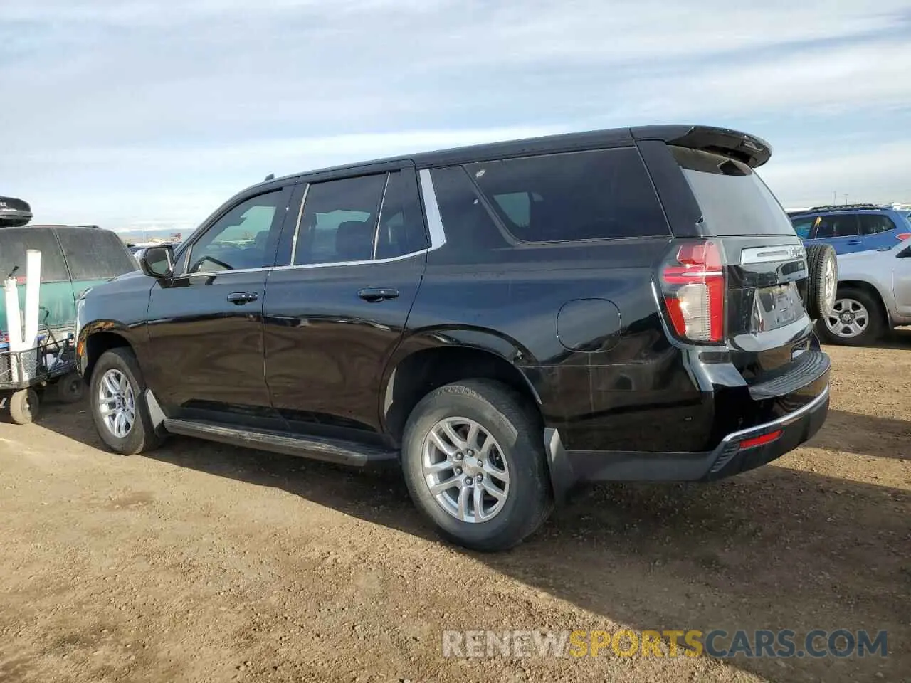 2 Фотография поврежденного автомобиля 1GNSKLED7PR268508 CHEVROLET TAHOE 2023