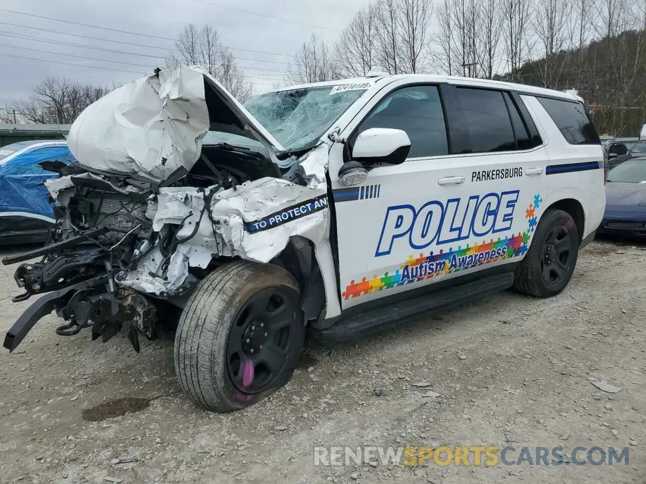 1 Photograph of a damaged car 1GNSKLED9PR291739 CHEVROLET TAHOE 2023