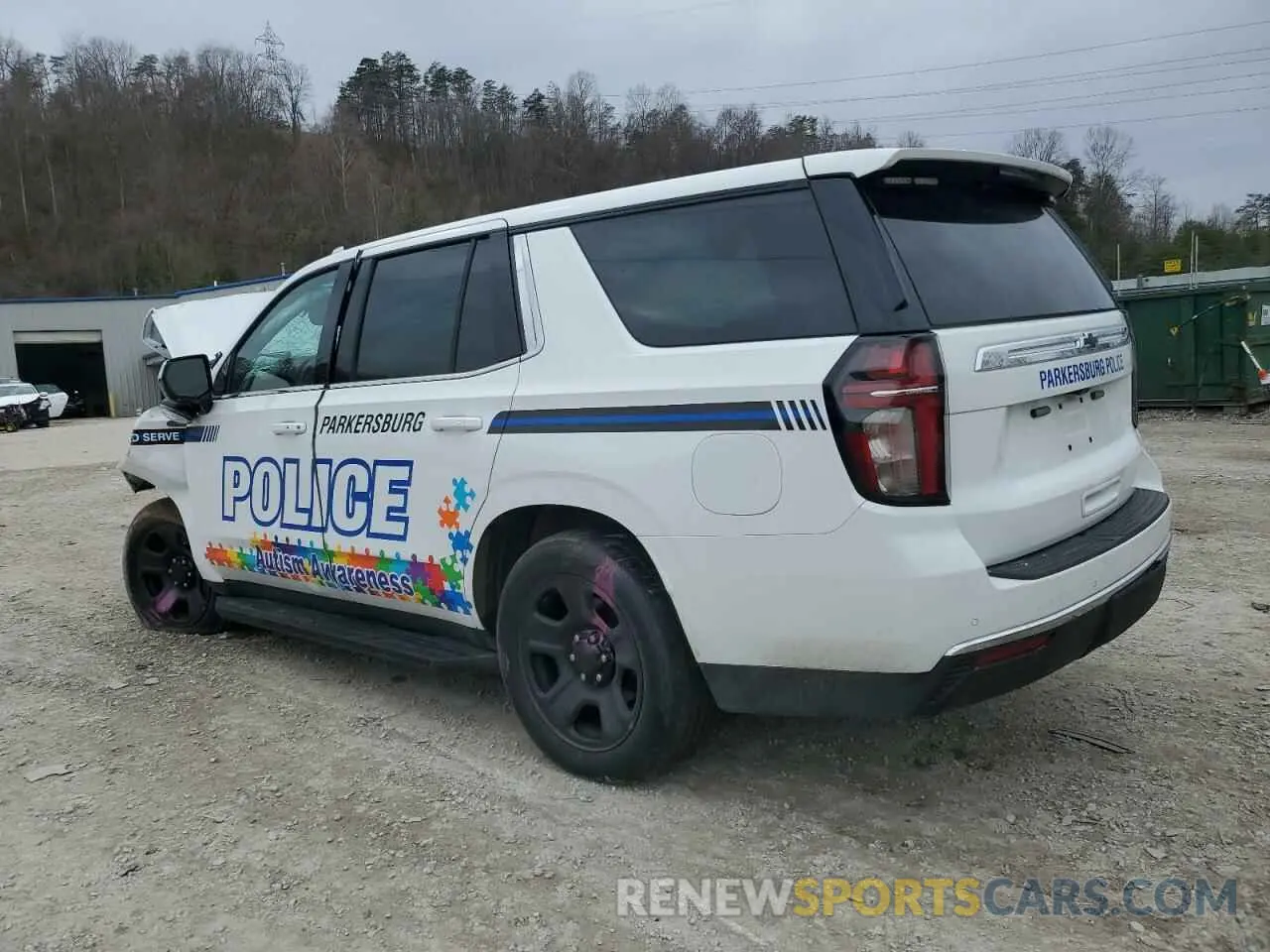 2 Photograph of a damaged car 1GNSKLED9PR291739 CHEVROLET TAHOE 2023