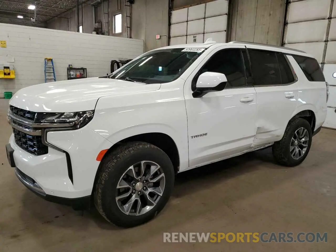 1 Photograph of a damaged car 1GNSKMKD6PR488331 CHEVROLET TAHOE 2023