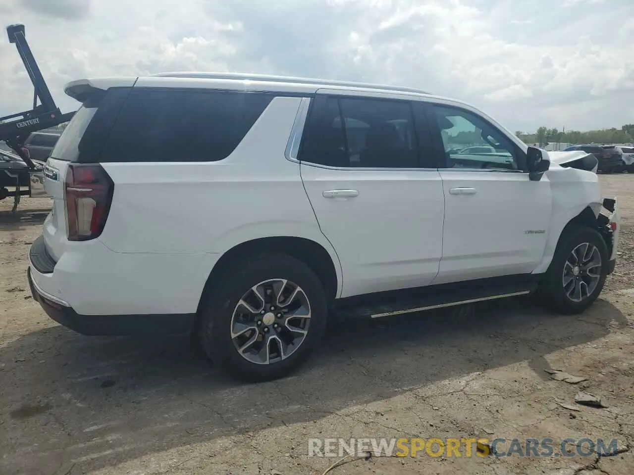 3 Фотография поврежденного автомобиля 1GNSKMKD7PR202230 CHEVROLET TAHOE 2023