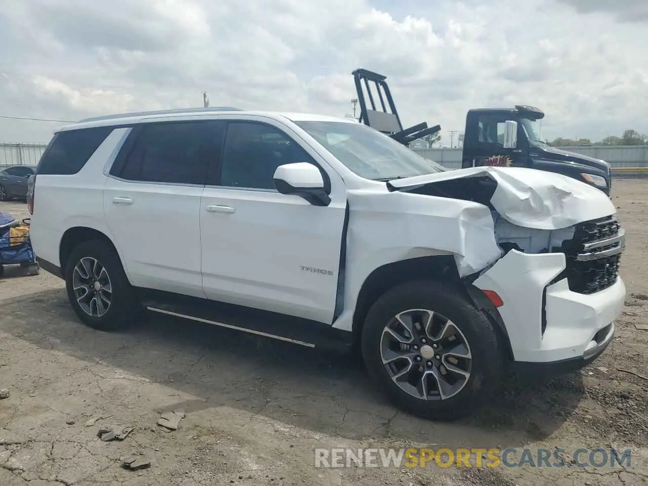 4 Фотография поврежденного автомобиля 1GNSKMKD7PR202230 CHEVROLET TAHOE 2023