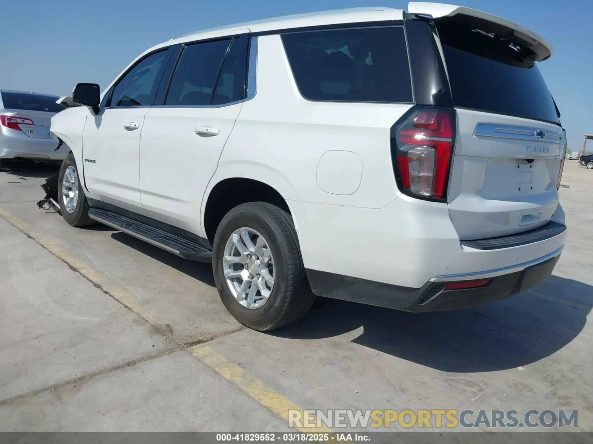 3 Photograph of a damaged car 1GNSKNKD3PR313606 CHEVROLET TAHOE 2023