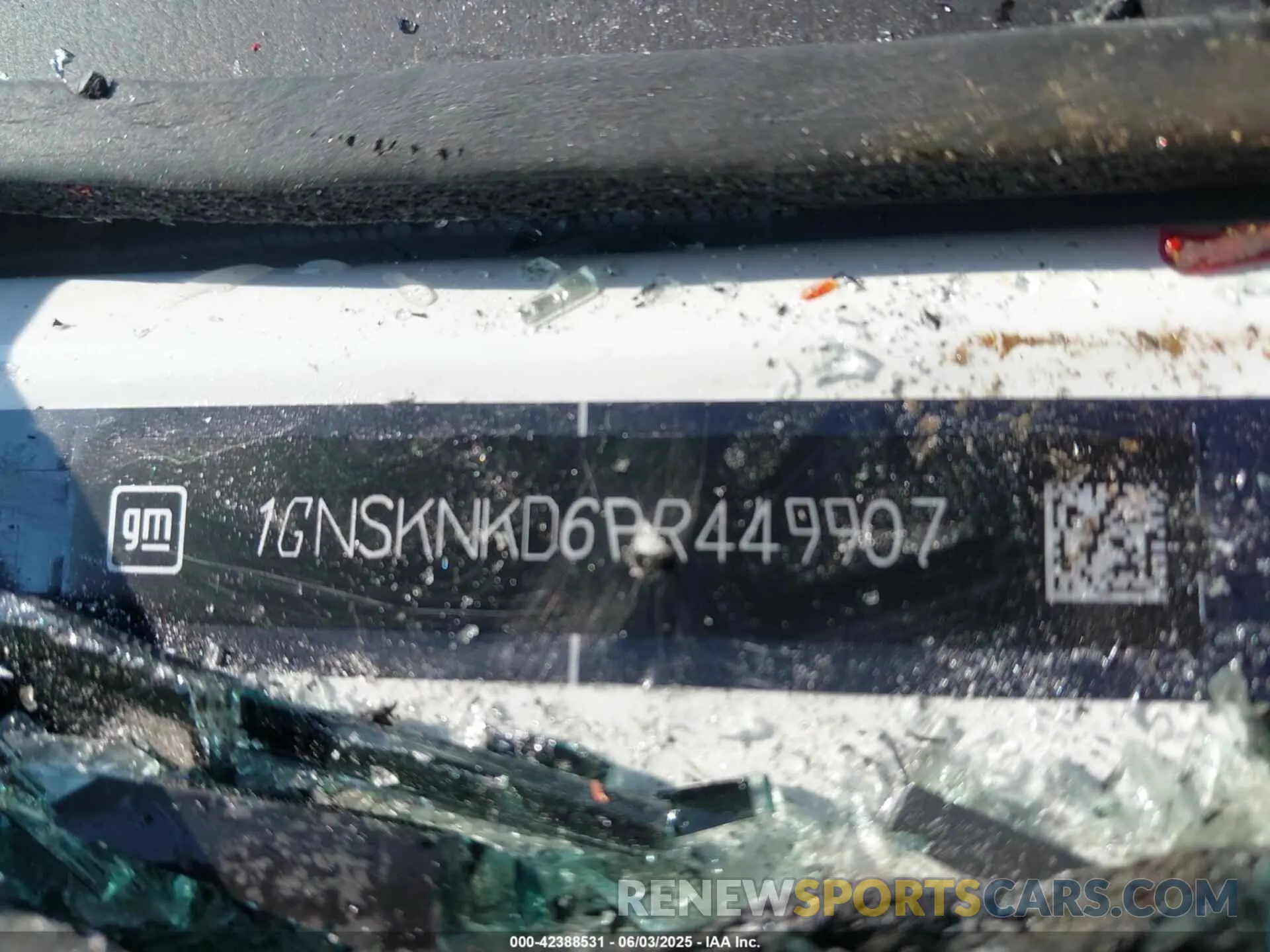 9 Photograph of a damaged car 1GNSKNKD6PR449907 CHEVROLET TAHOE 2023