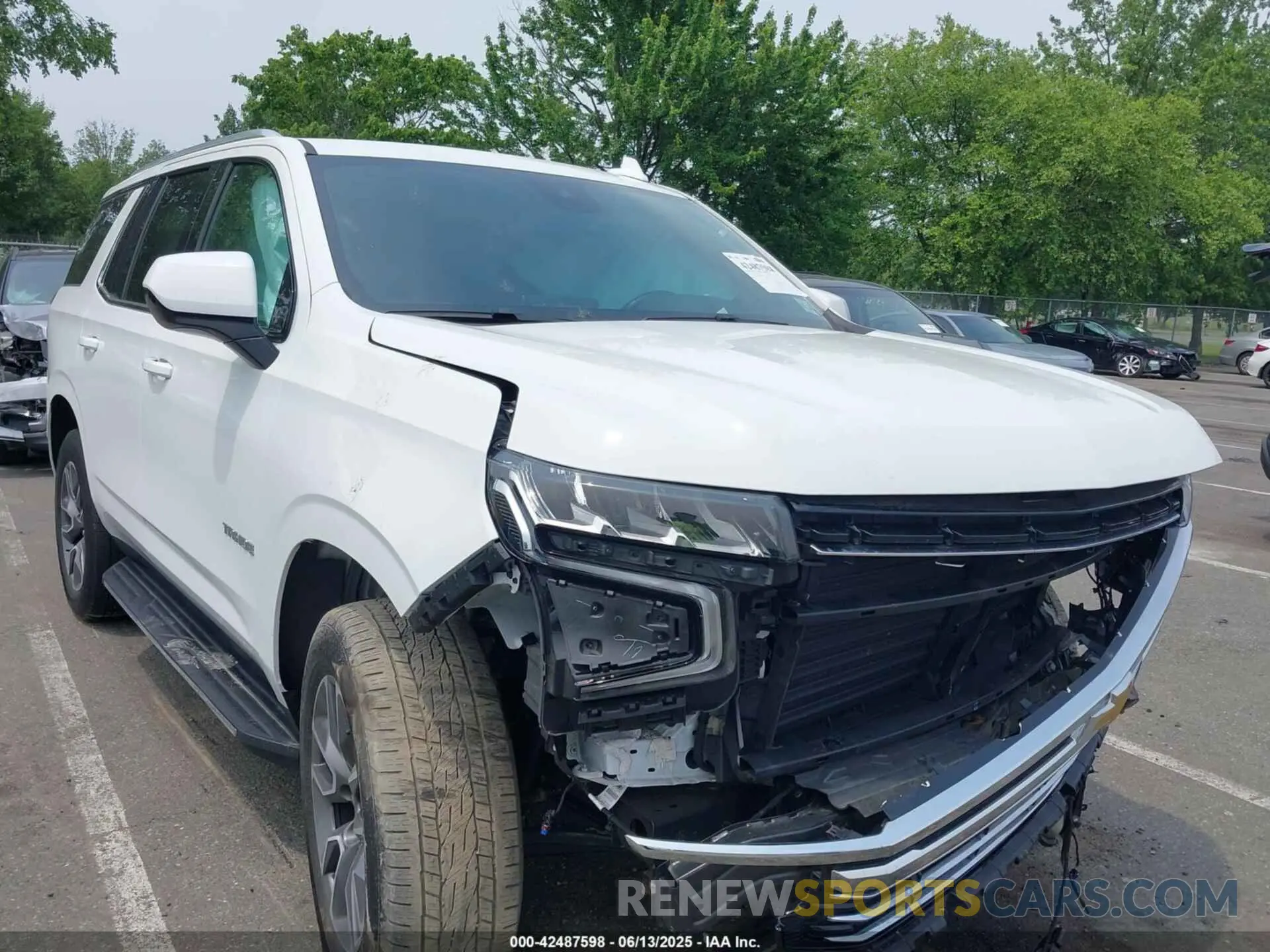 1 Photograph of a damaged car 1GNSKNKD7PR119905 CHEVROLET TAHOE 2023