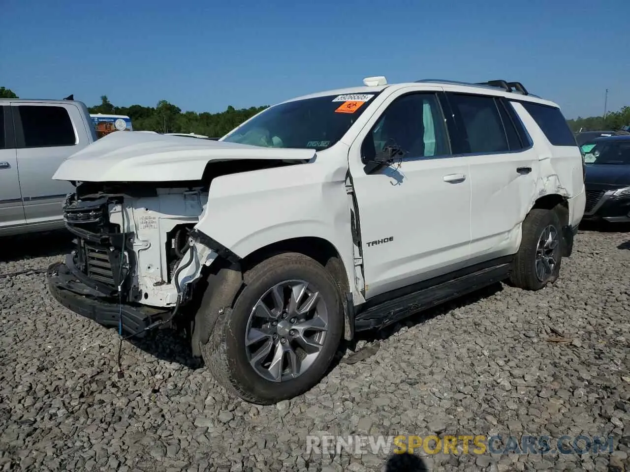 1 Photograph of a damaged car 1GNSKNKD8PR482309 CHEVROLET TAHOE 2023
