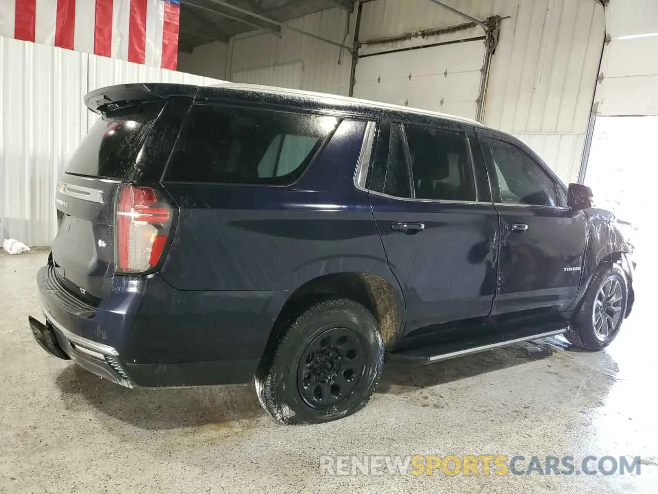 3 Photograph of a damaged car 1GNSKNKD9PR440621 CHEVROLET TAHOE 2023