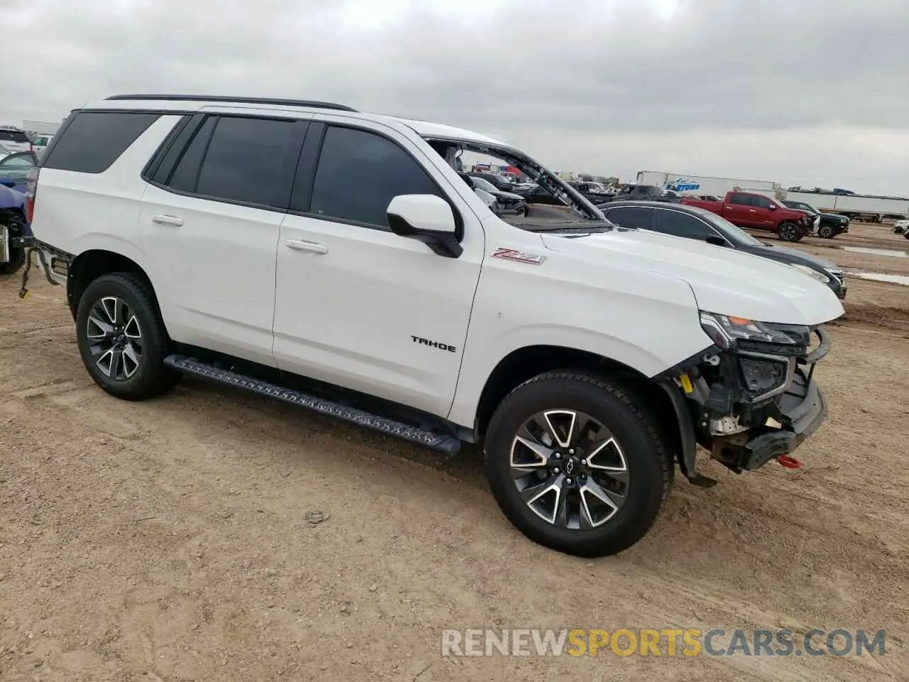 4 Фотография поврежденного автомобиля 1GNSKPKD6PR120121 CHEVROLET TAHOE 2023