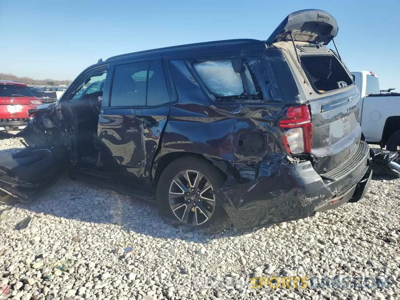 2 Фотография поврежденного автомобиля 1GNSKPKD8PR336200 CHEVROLET TAHOE 2023